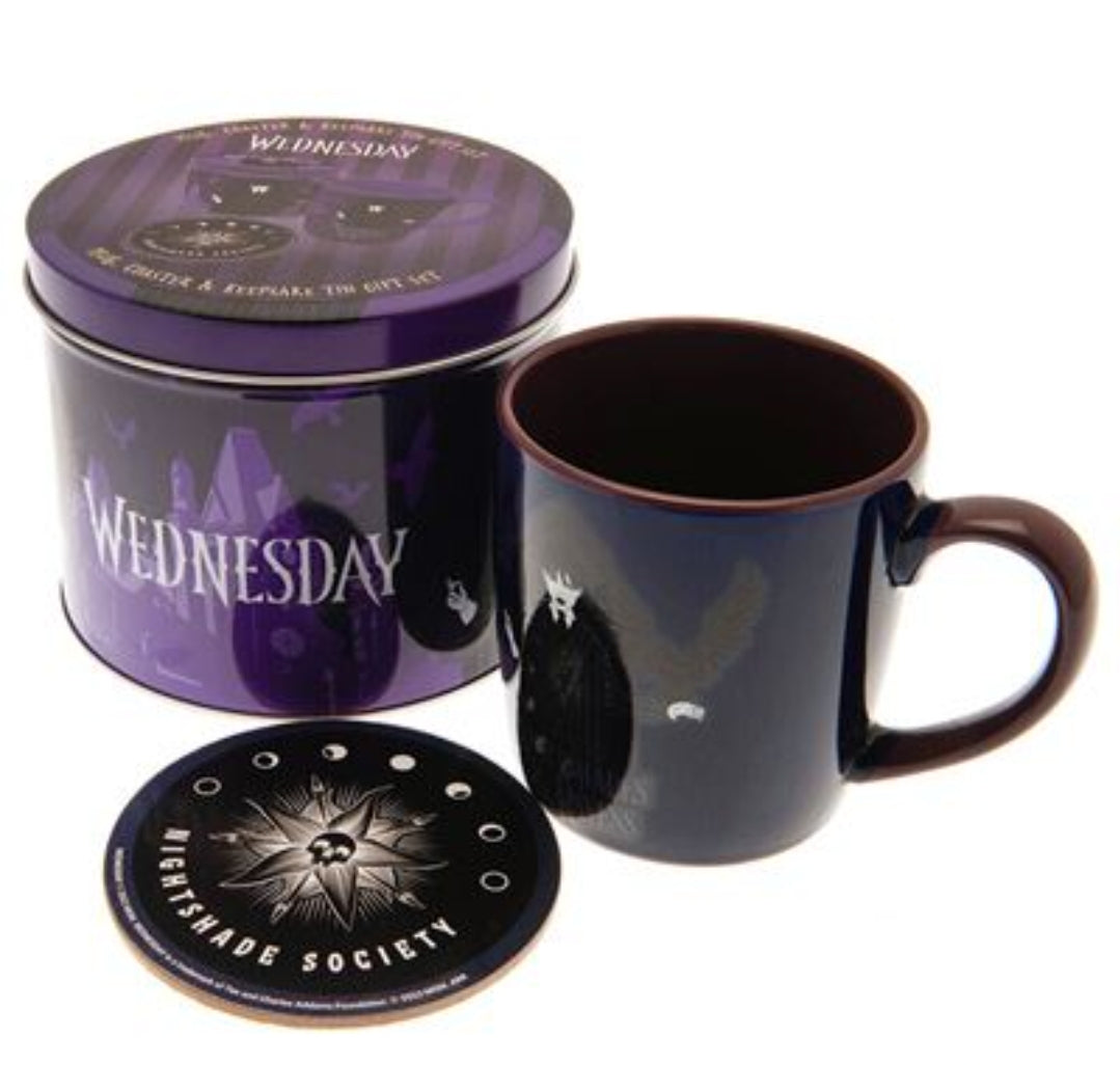 Conjunto Caixa + Caneca + Base Wednesday