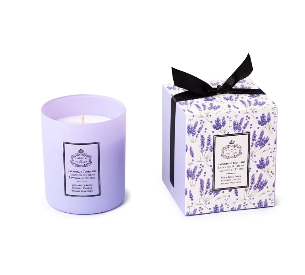 Vela Aromática Lavanda e Tomilho