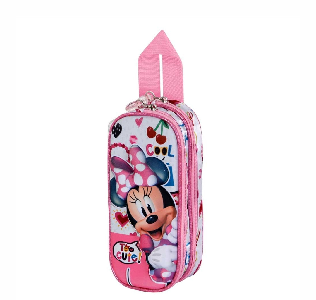 Estojo Duplo 3D Minnie