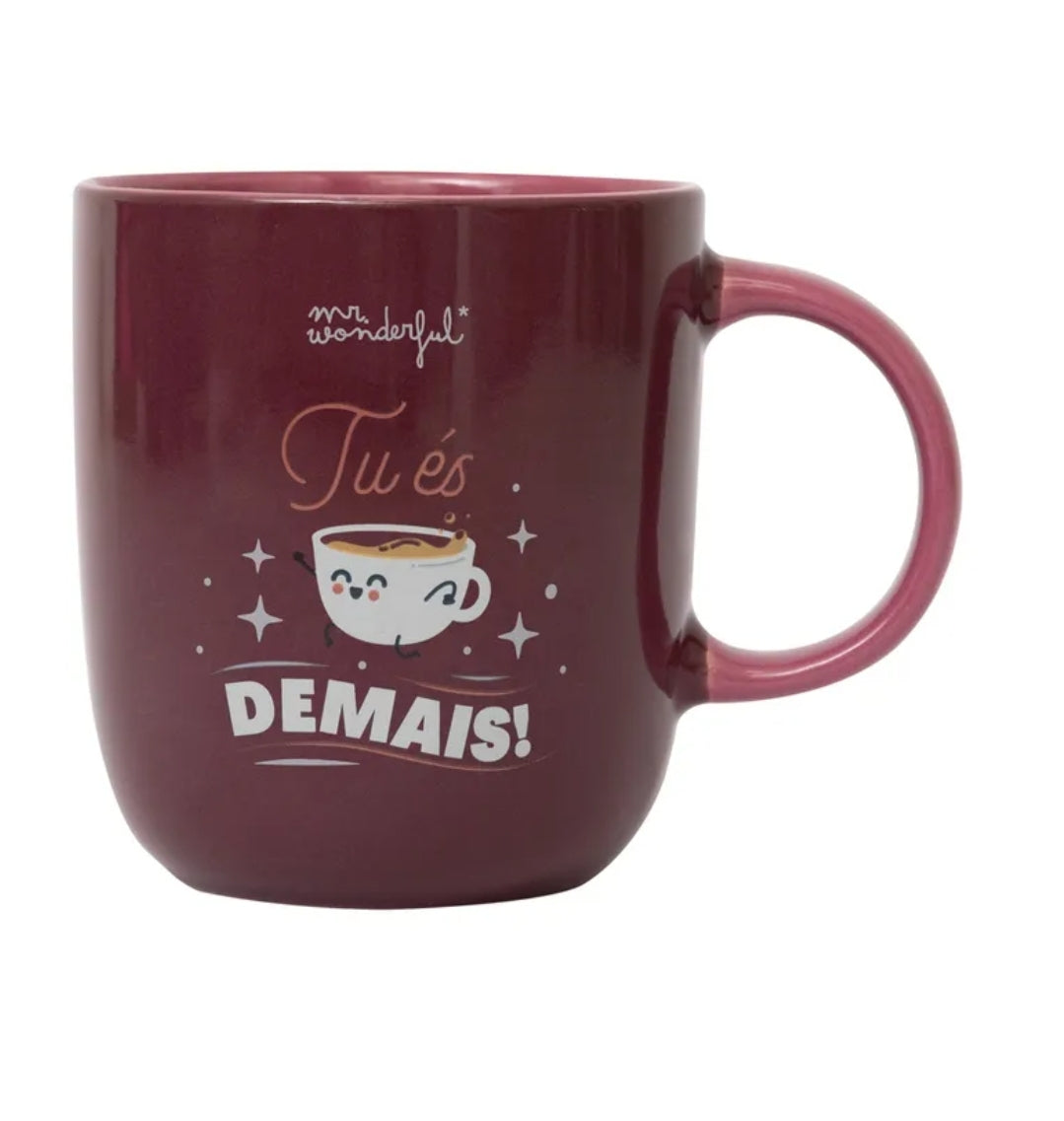 Caneca mr.Wonderful "Tu és Demais"