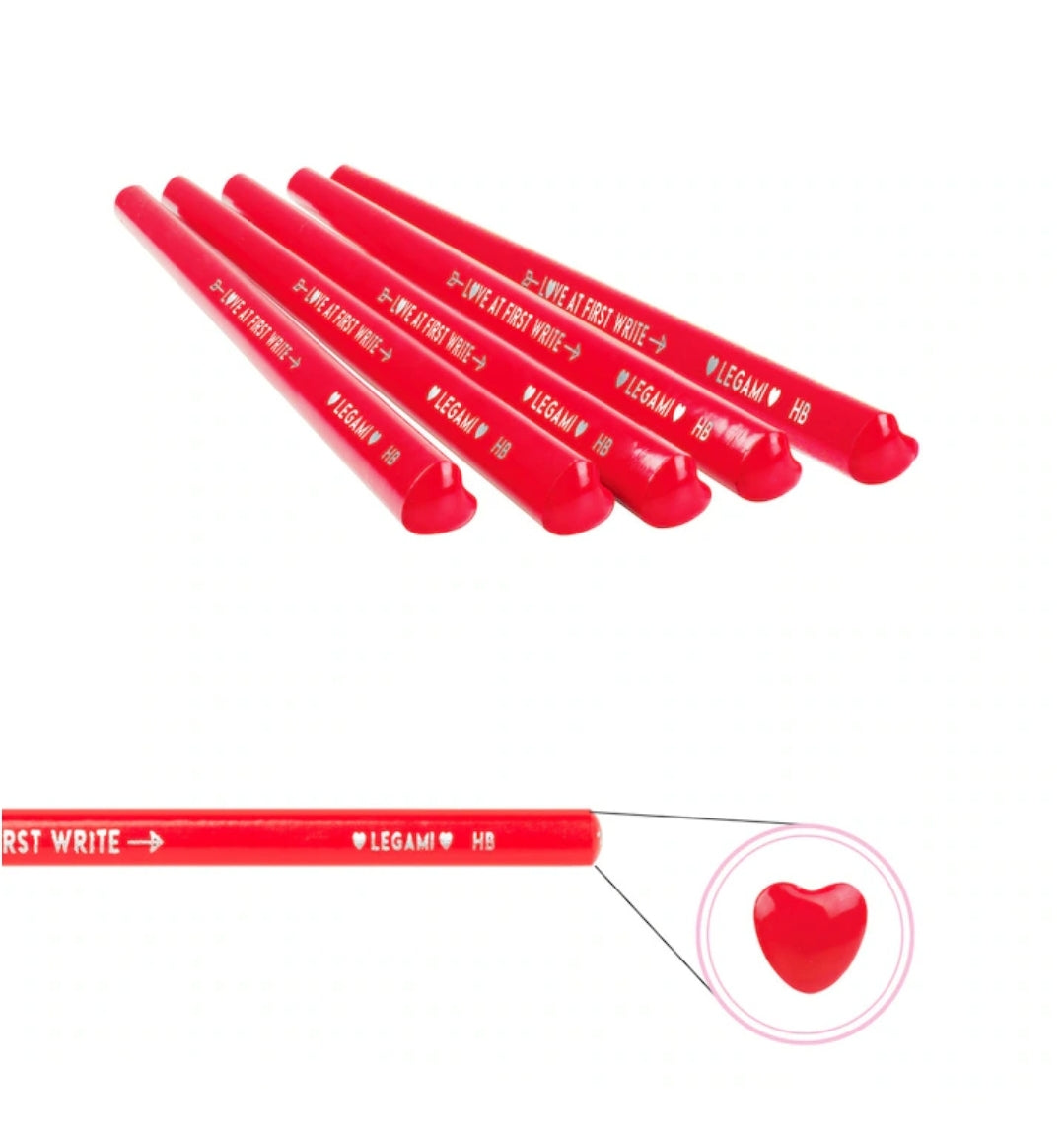 Lápis em Forma de Coração Legami