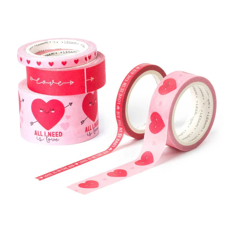 Conjunto de 5 Fitas Decorativas de papel Legami - Tape By Tape