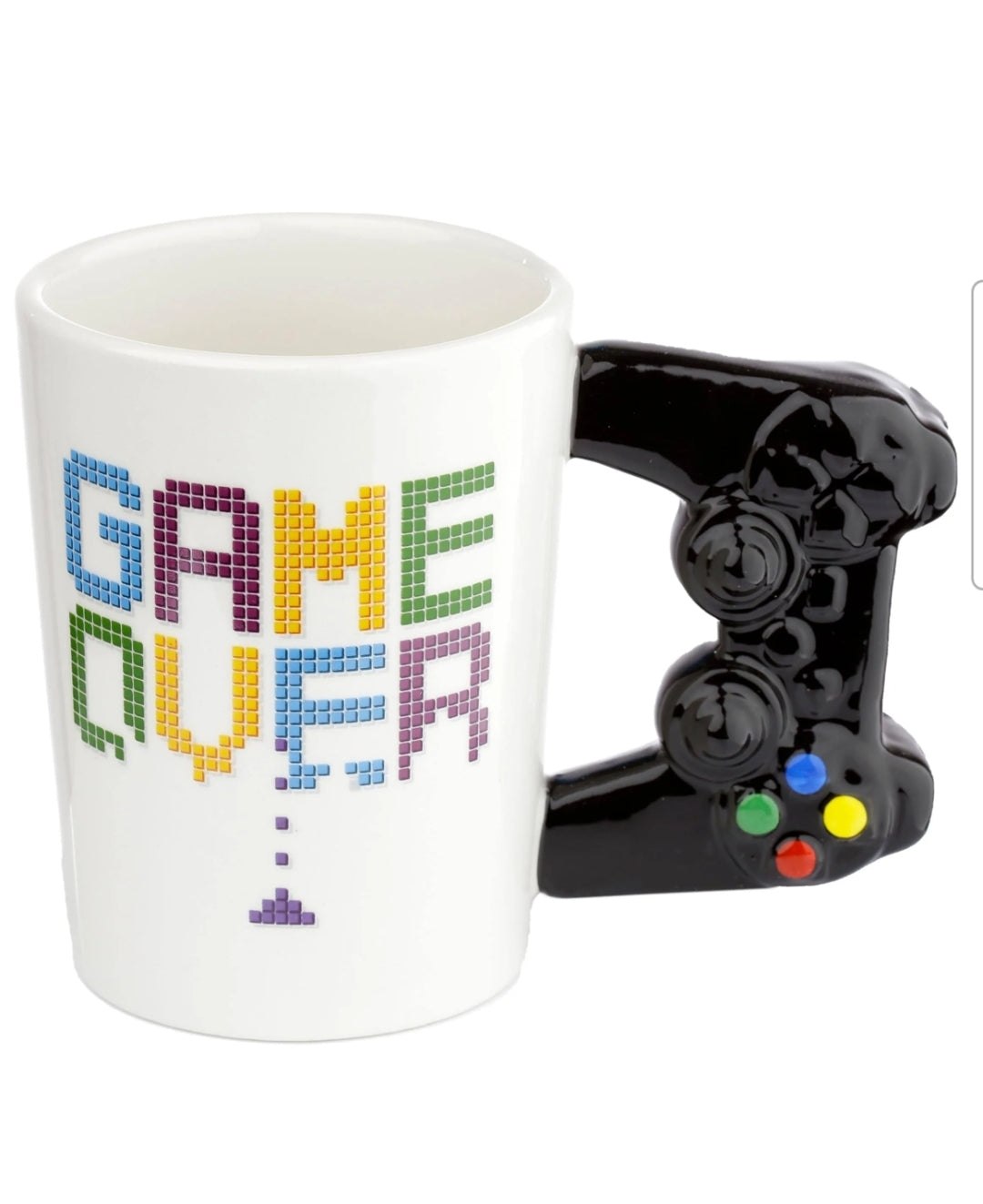 Caneca Game Over com Asa em Forma de Comando