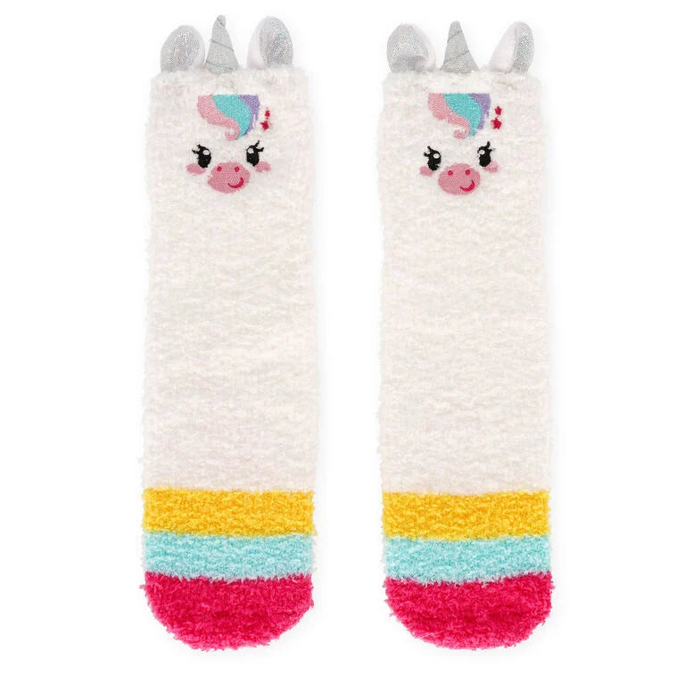 Meias Antiderrapante 3D Unicórnio Tamanho 35-42 Legami