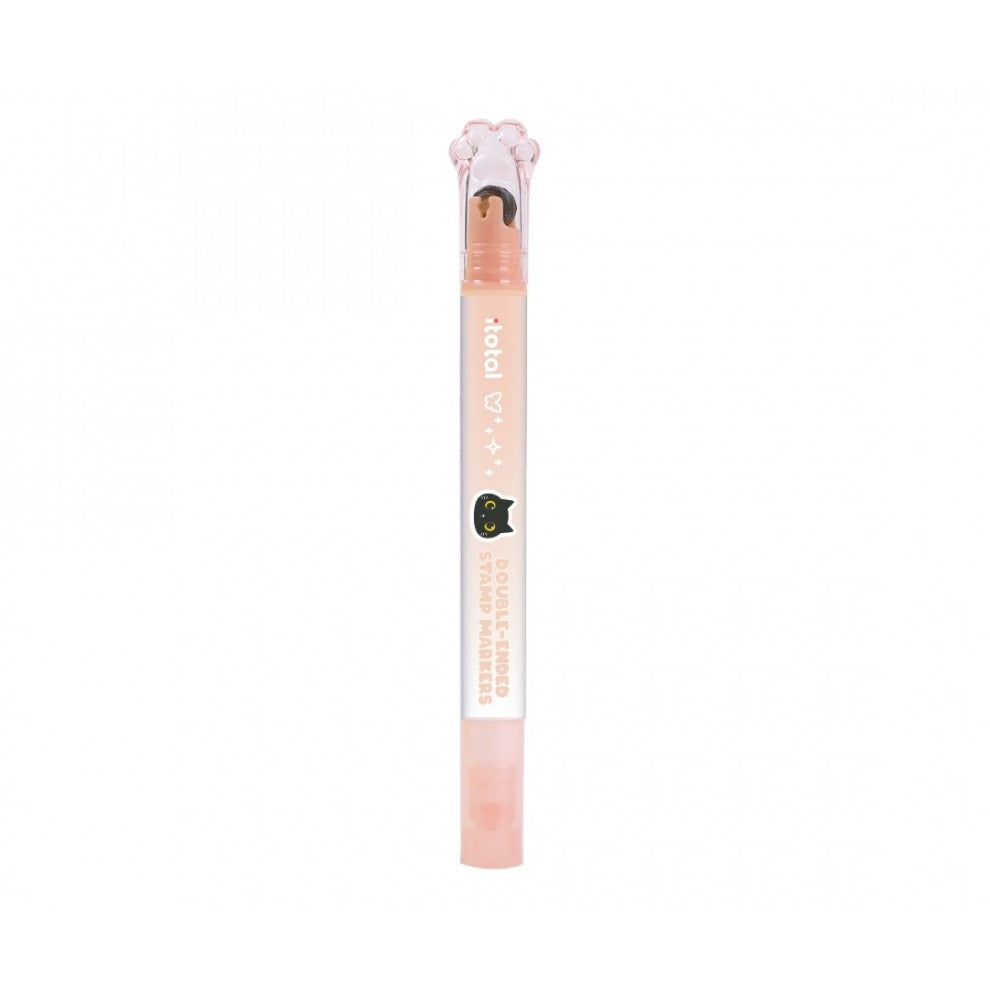 Sublinhador com Carimbo e Glitter Laranja Itotal