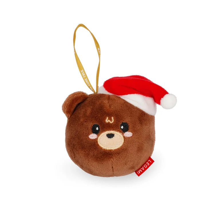 Enfeite de Natal Urso em Pelúcia Legami