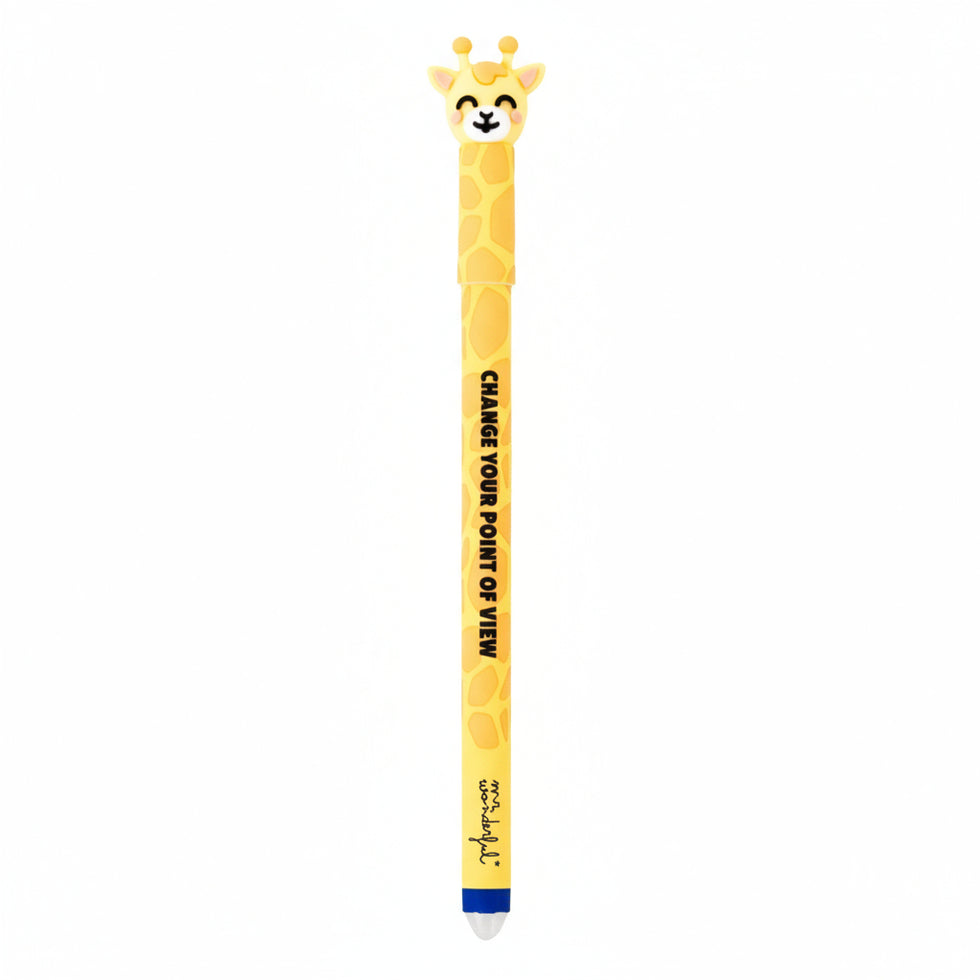 Caneta Apagável Girafa "Change your point of view" Mr.Wonderful