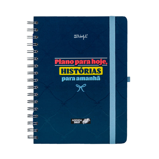 Agenda Semanal 2027 Mr.Wonderful "Plano Para Hoje, Histórias Para Amanhã"