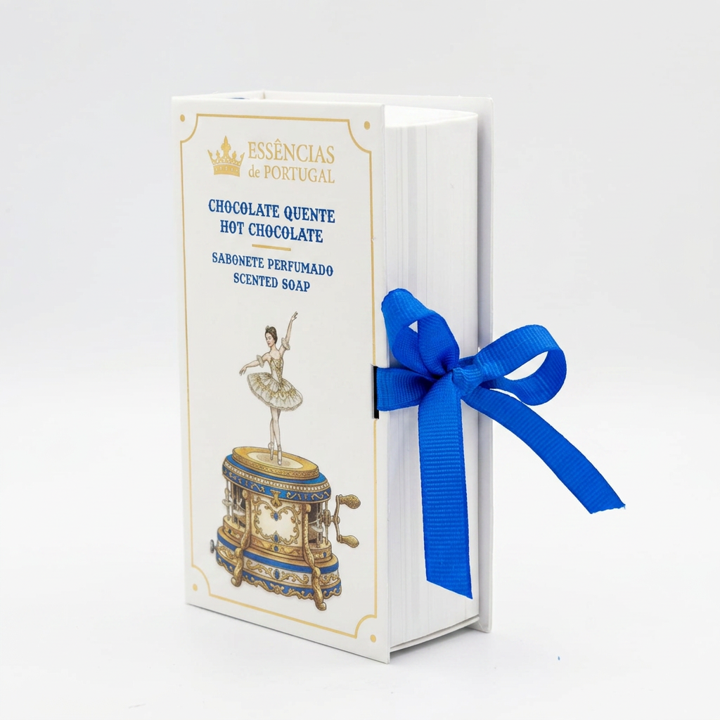 Sabonete Livro Bailarina Chocolate Quente 200g Essências de Portugal
