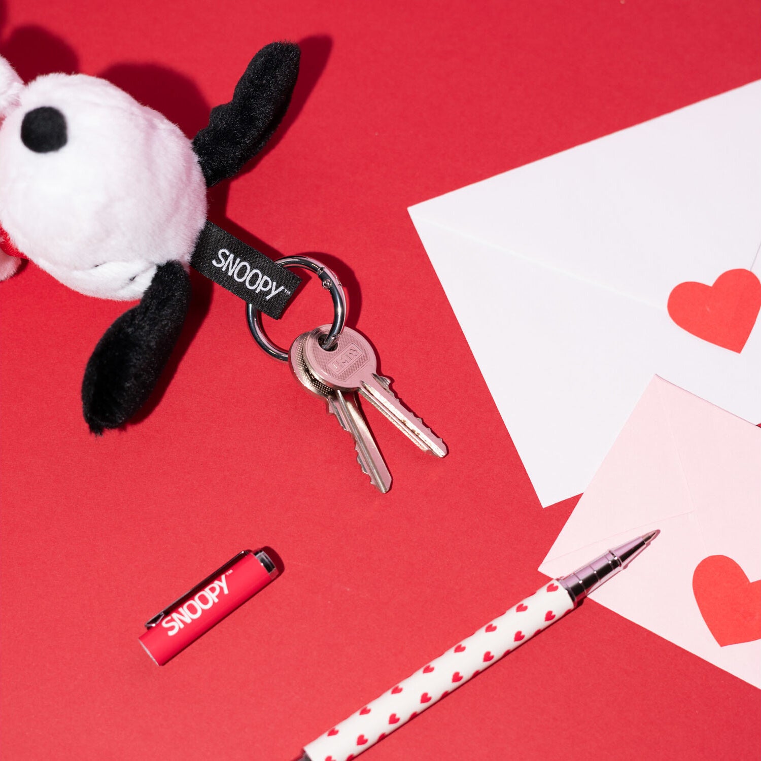 Porta Chaves em Peluche Snoopy