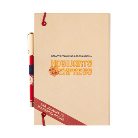 Caderno A5 Premium com Caneta Plataforma Harry Potter