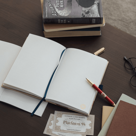 Caderno A5 Premium com Caneta Plataforma Harry Potter