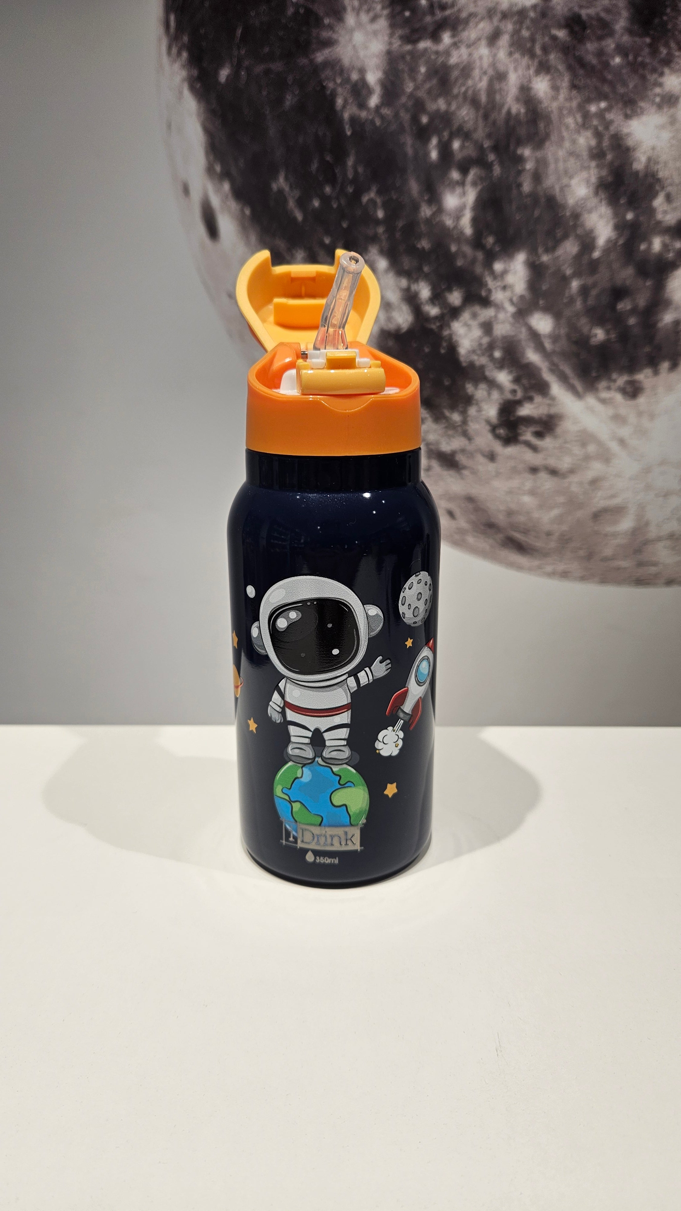 Garrafa Térmica com Palhinha Espaço 350ml