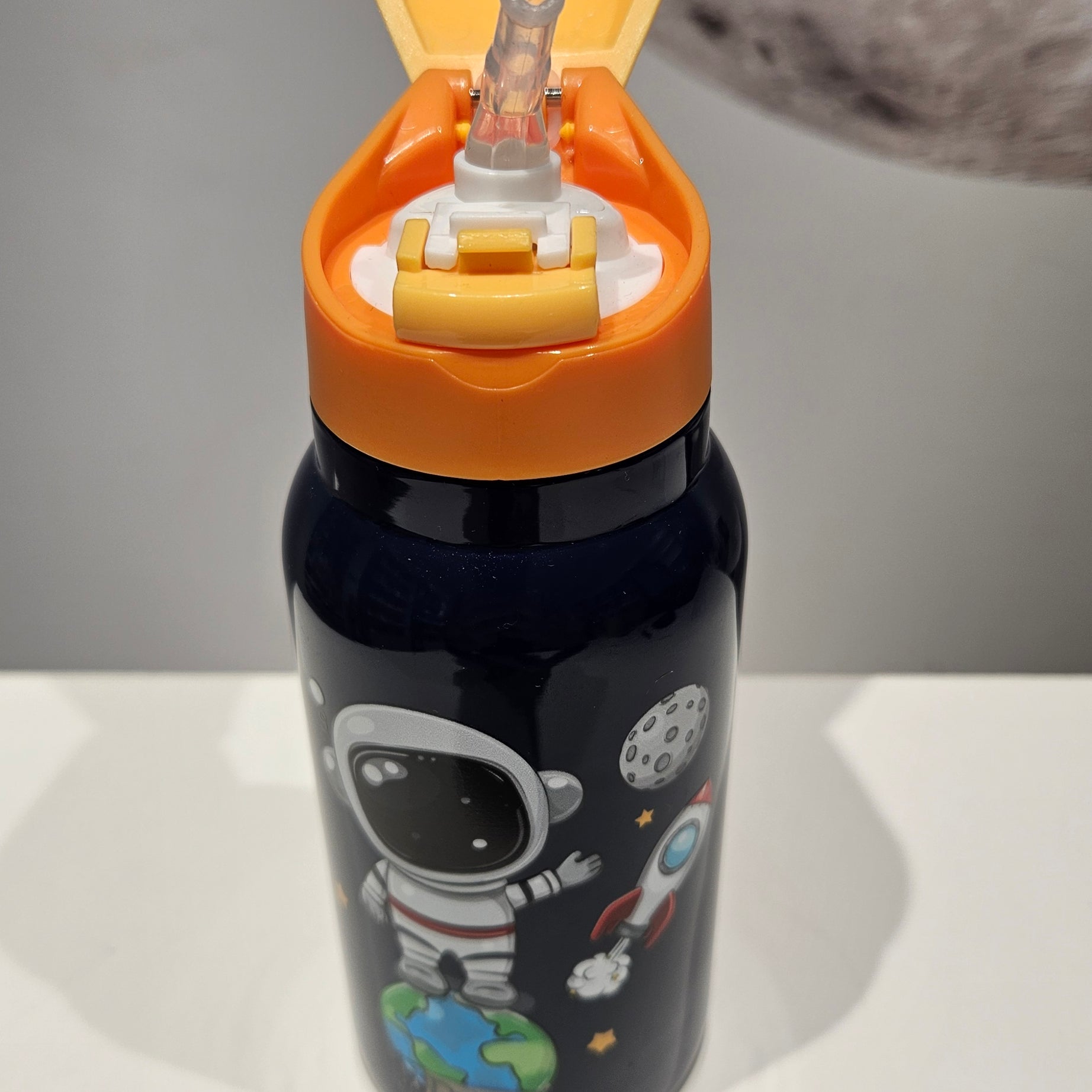 Garrafa Térmica com Palhinha Espaço 350ml