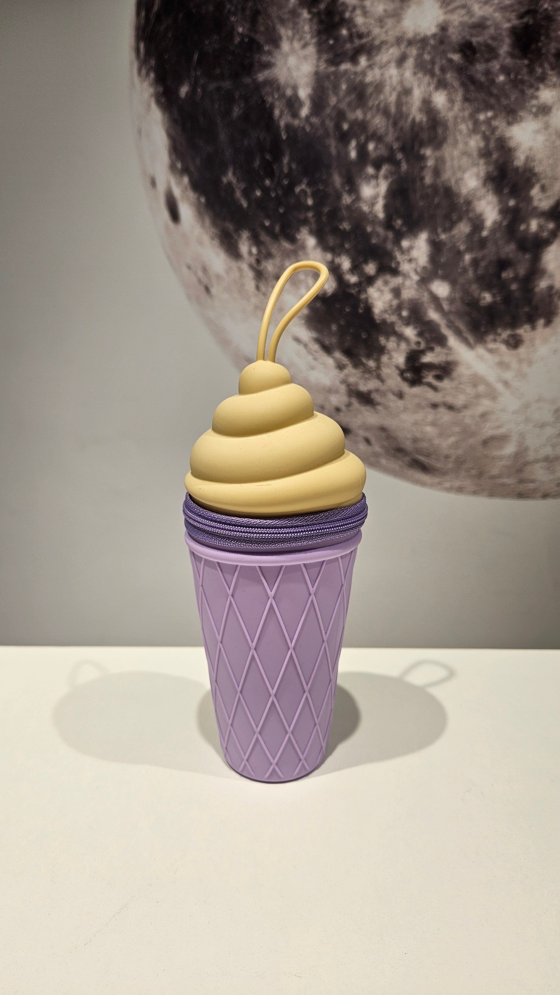 Estojo Silicone Gelado Base Lilás