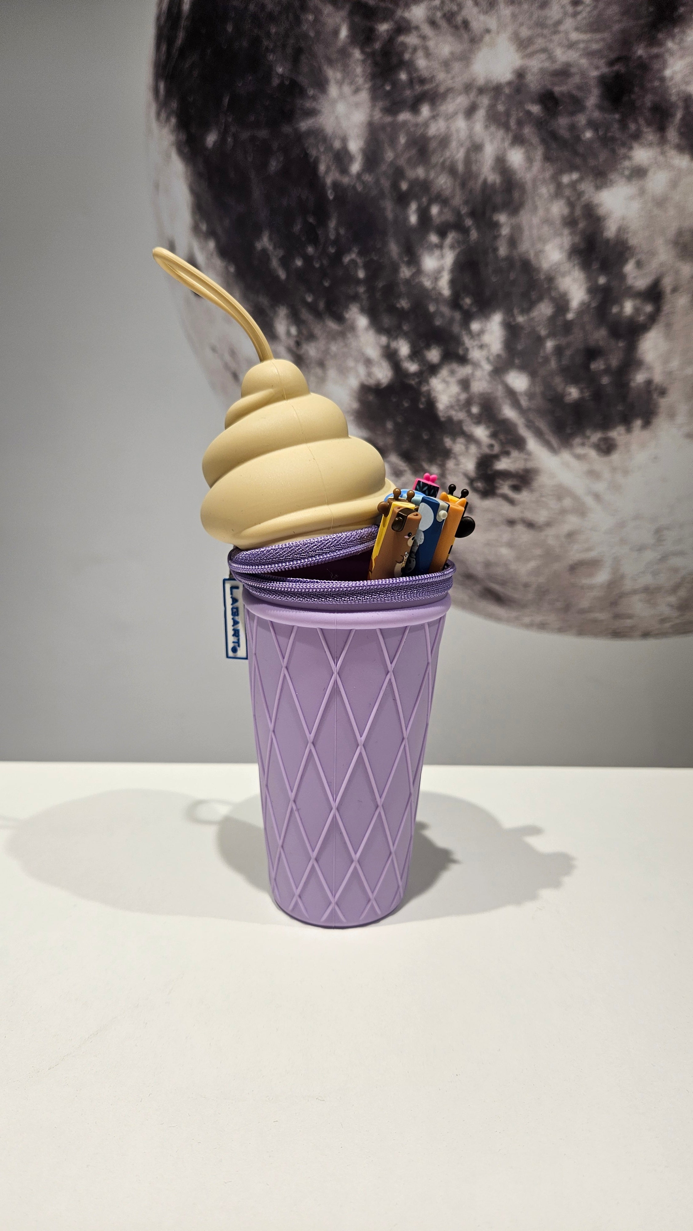 Estojo Silicone Gelado Base Lilás