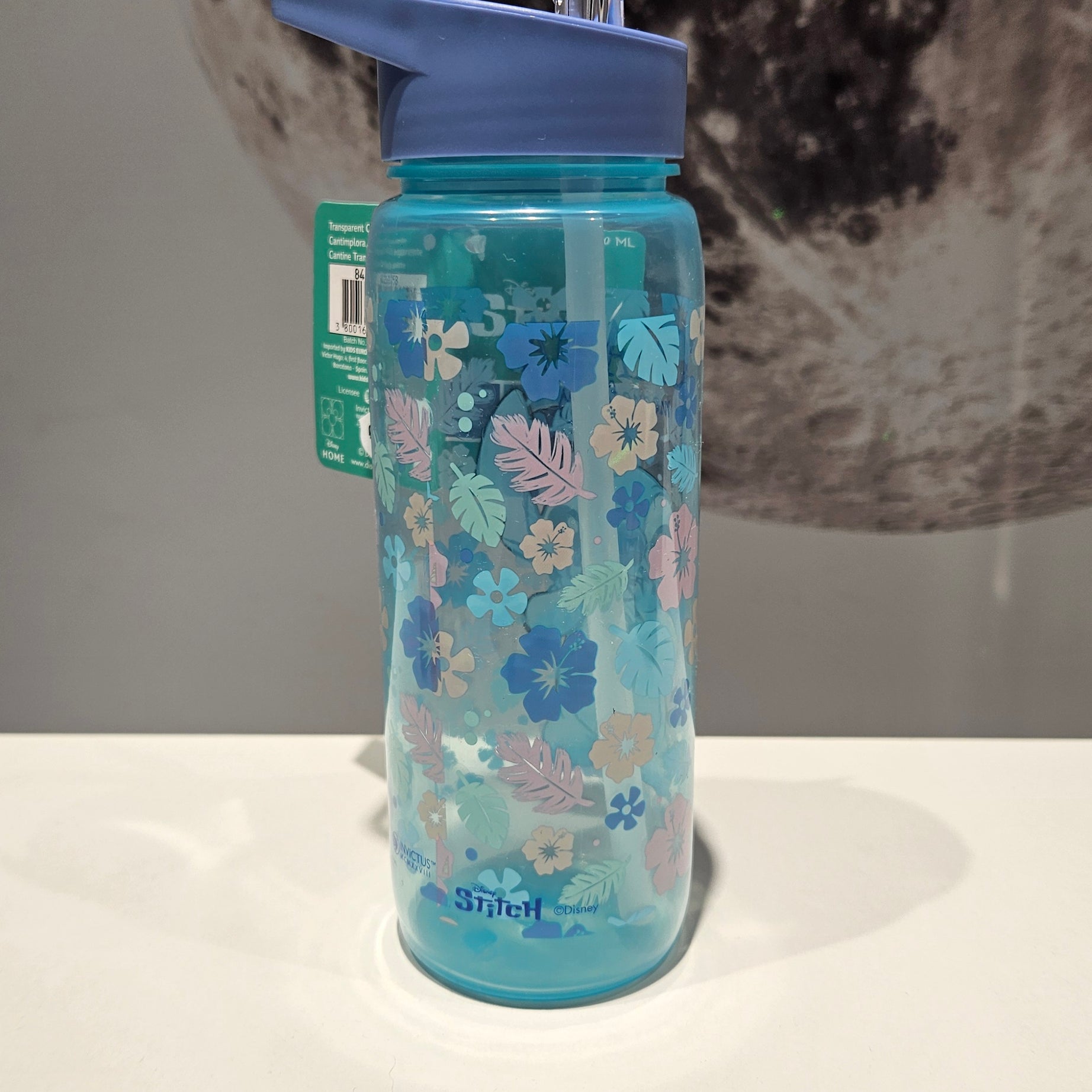 Garrafa Stitch com Palhinha