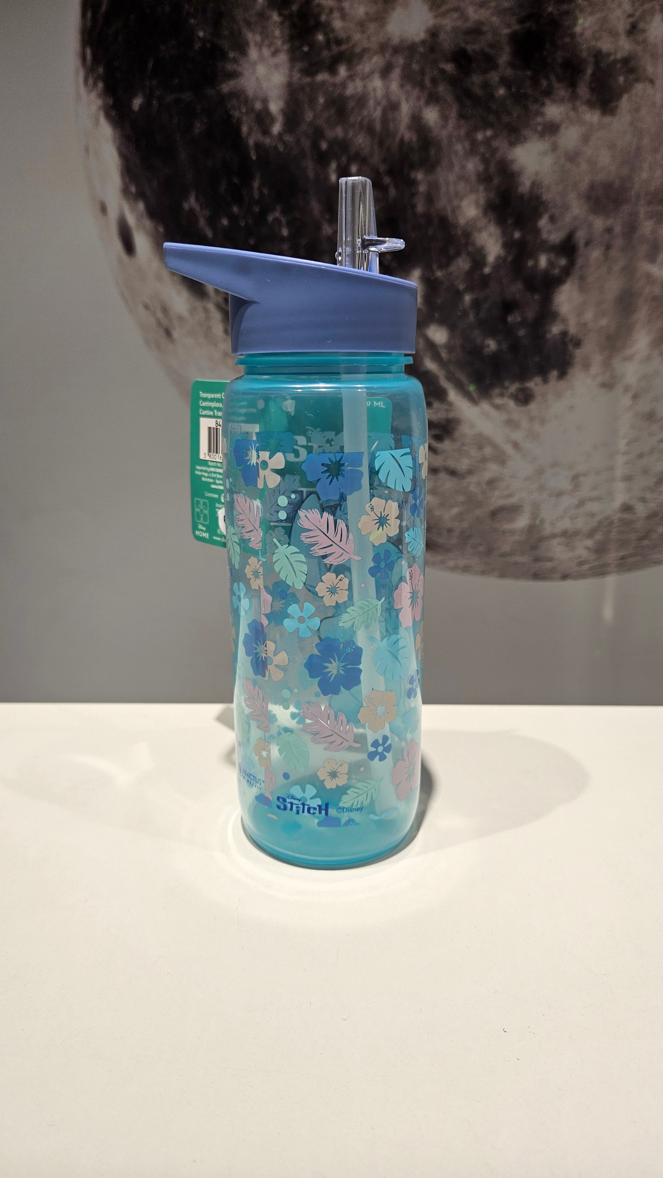 Garrafa Stitch com Palhinha