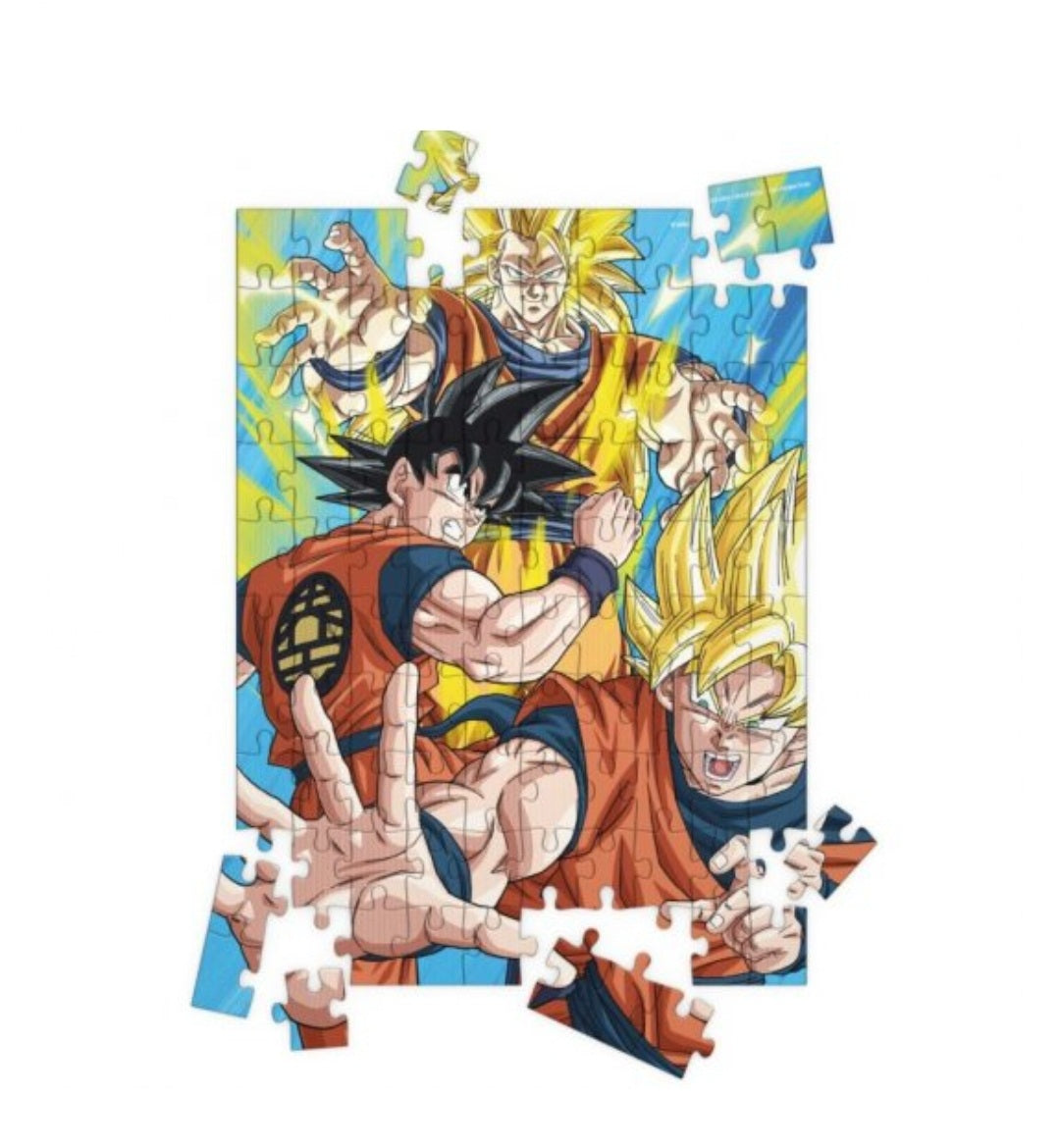 Puzzle Efeito 3D Dragon Ball Z 100 Peças