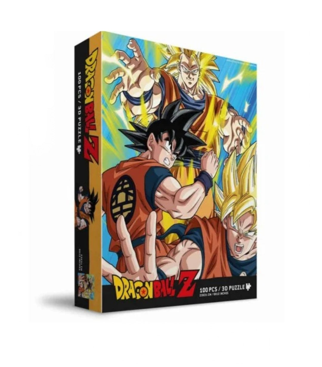 Puzzle Efeito 3D Dragon Ball Z 100 Peças