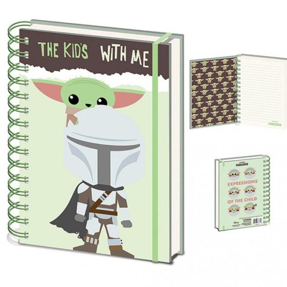 Caderno A5 Baby Yoda