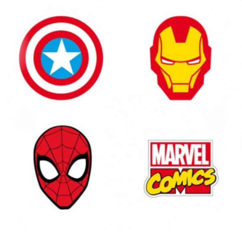 Conjunto de 4 Borrachas Marvel