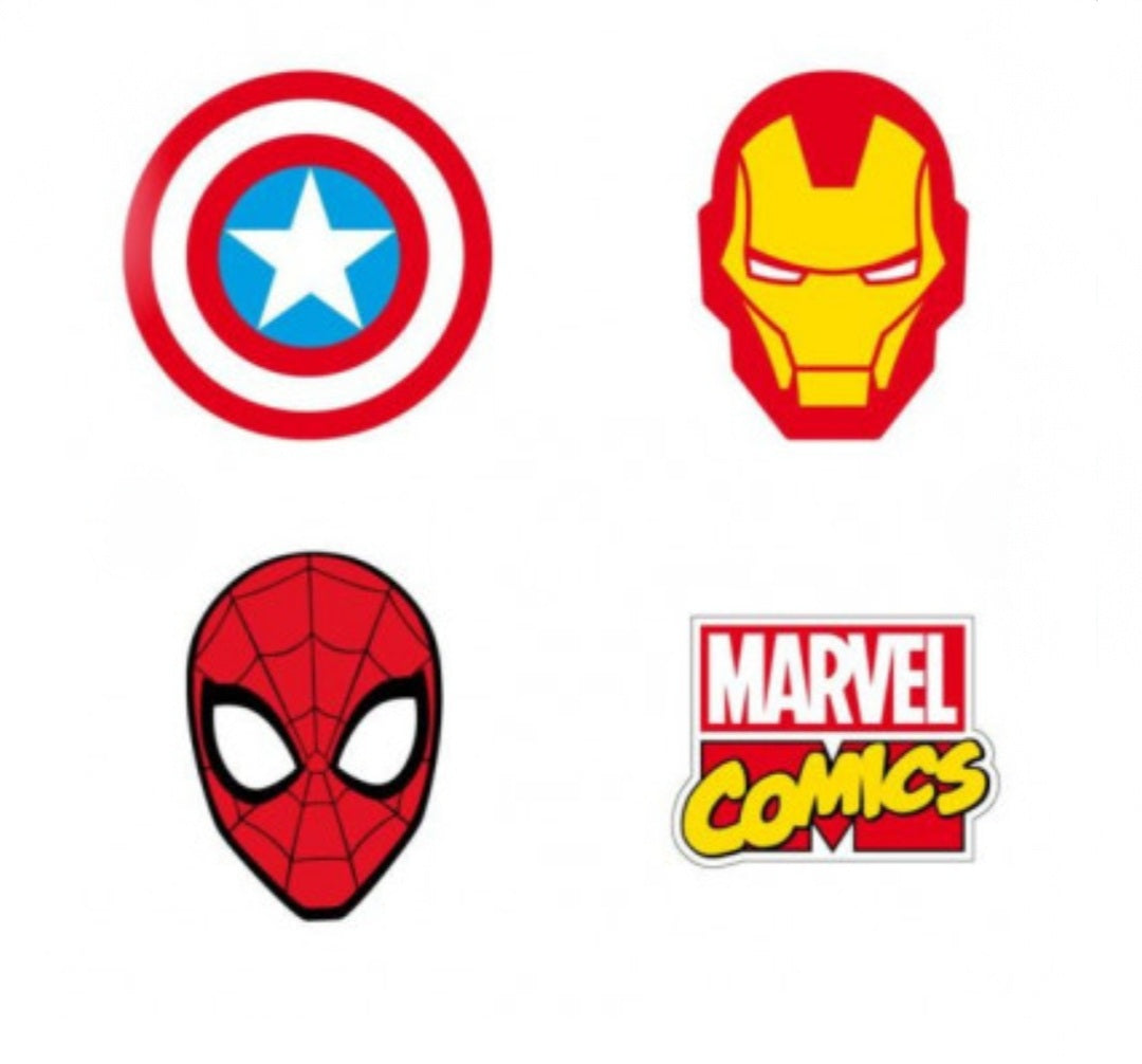 Conjunto de 4 Borrachas Marvel