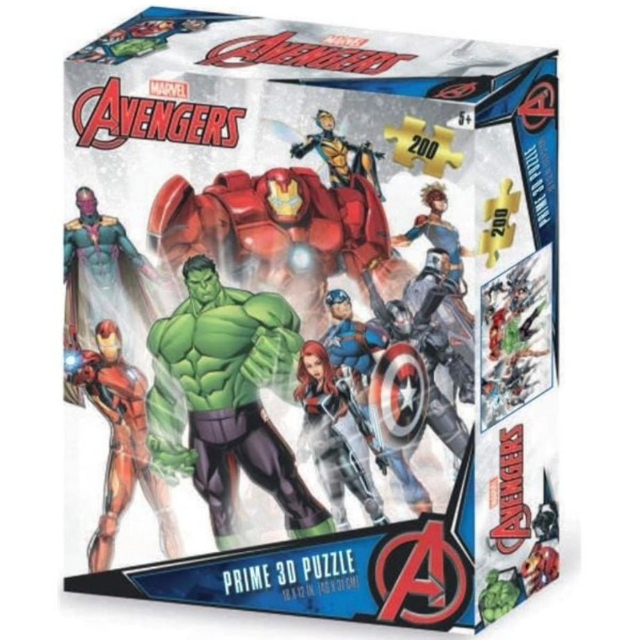 Puzzle 3D Avengers -Marvel 200 Peças