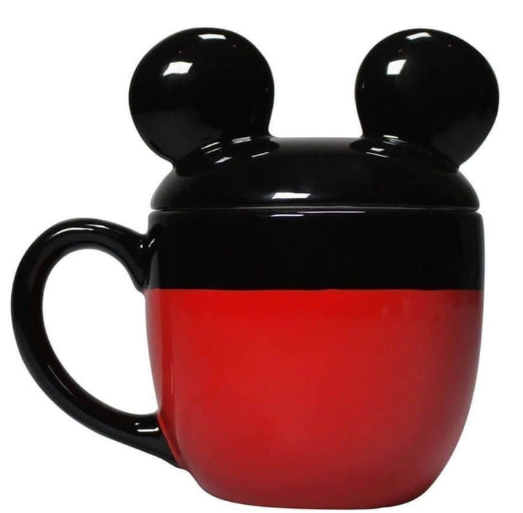 Caneca com Tampa 3D Mickey 425ml