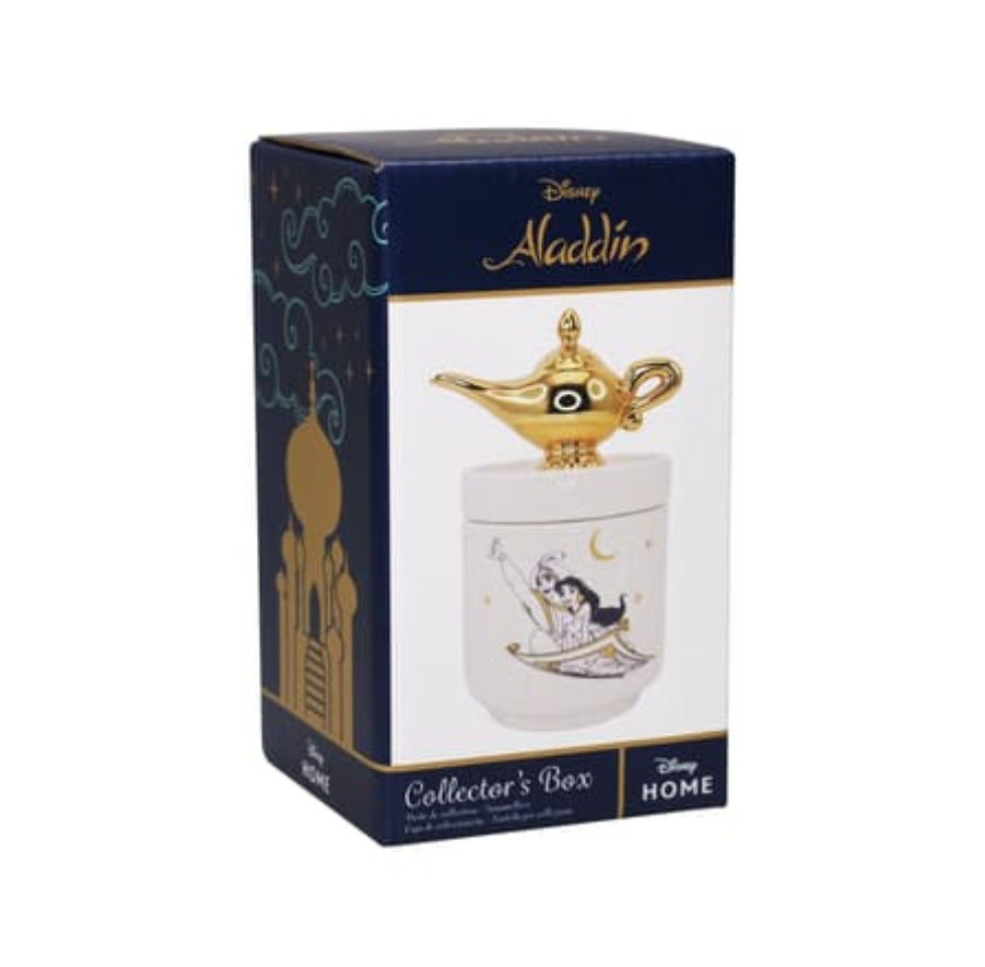 Caixa Cerâmica Com Tampa Lâmpada Aladin