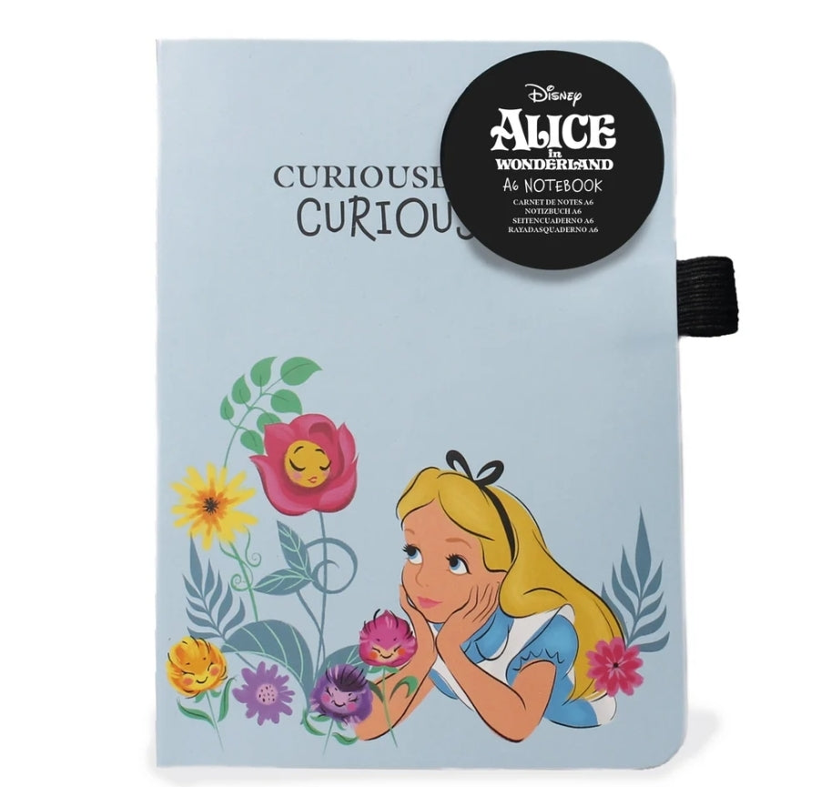 NoteBook A6 - Disney Alice no País das Maravilhas