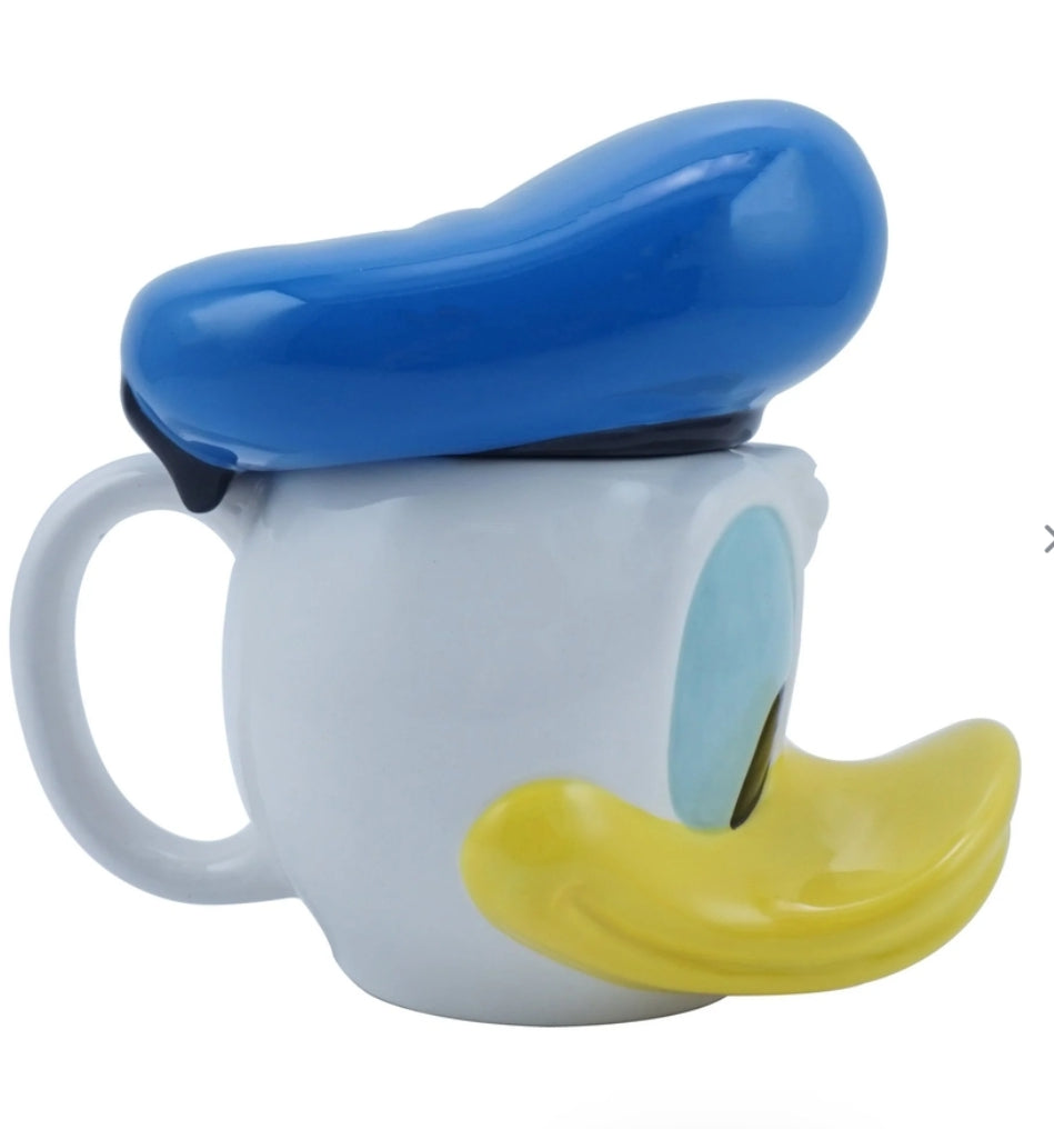 Caneca 3D com Tampa Pato Donald