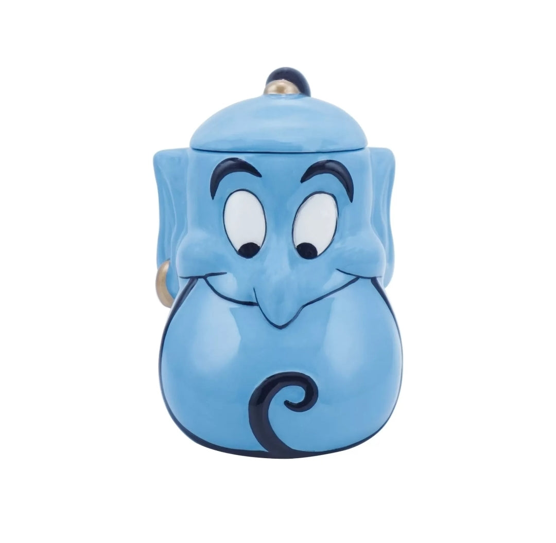 Caneca com Tampa 3D Génio Aladdin