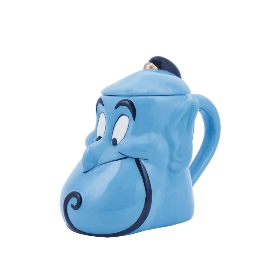 Caneca com Tampa 3D Génio Aladdin