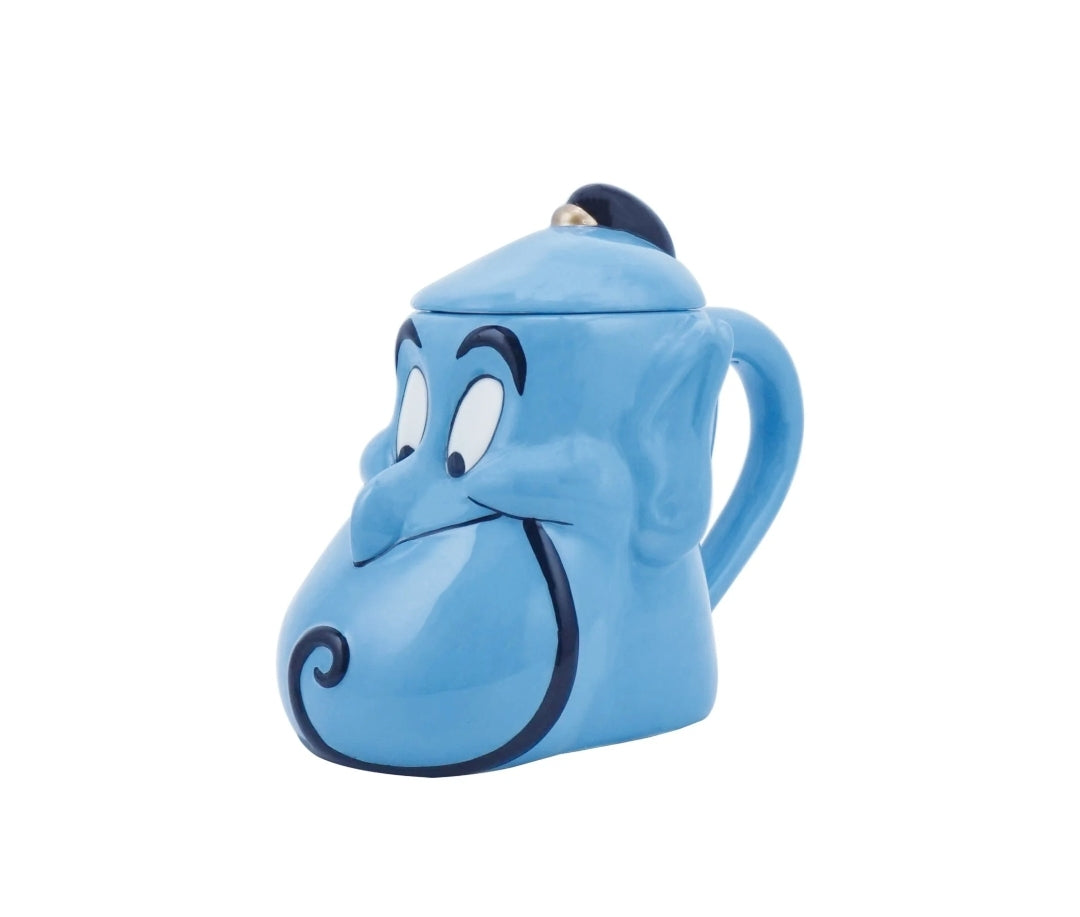 Caneca com Tampa 3D Génio Aladdin