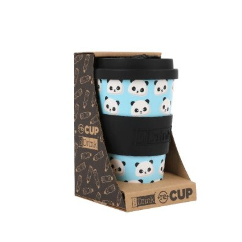 Copo Café Viagem Grande com Tampa 435ml - Pandas