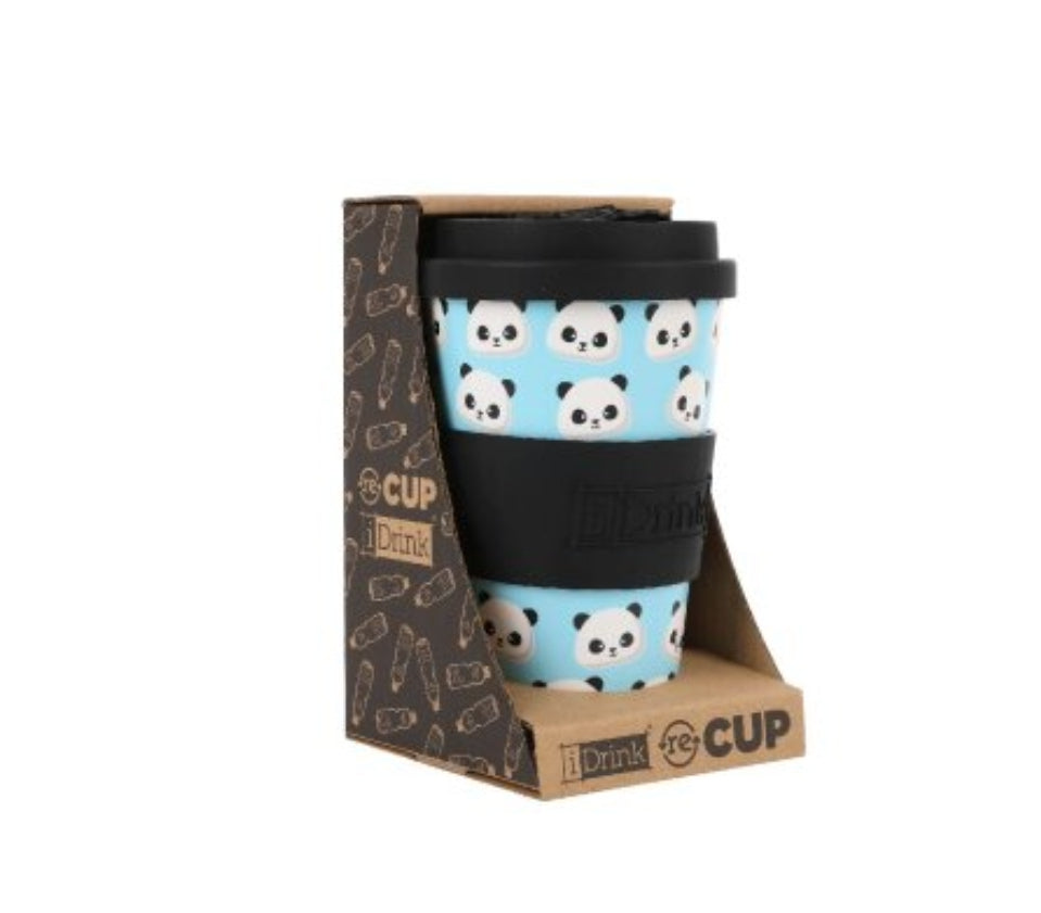 Copo Café Viagem Grande com Tampa 435ml - Pandas