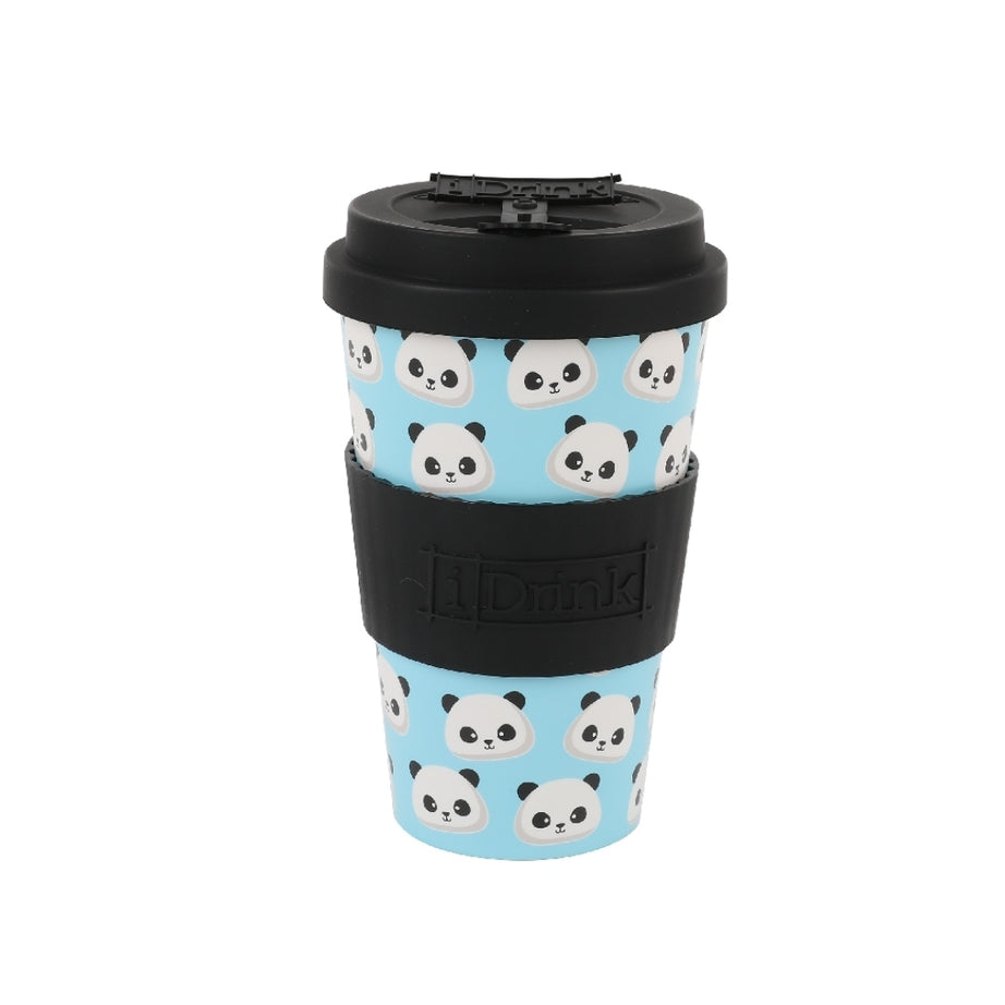 Copo Café Viagem Grande com Tampa 435ml - Pandas