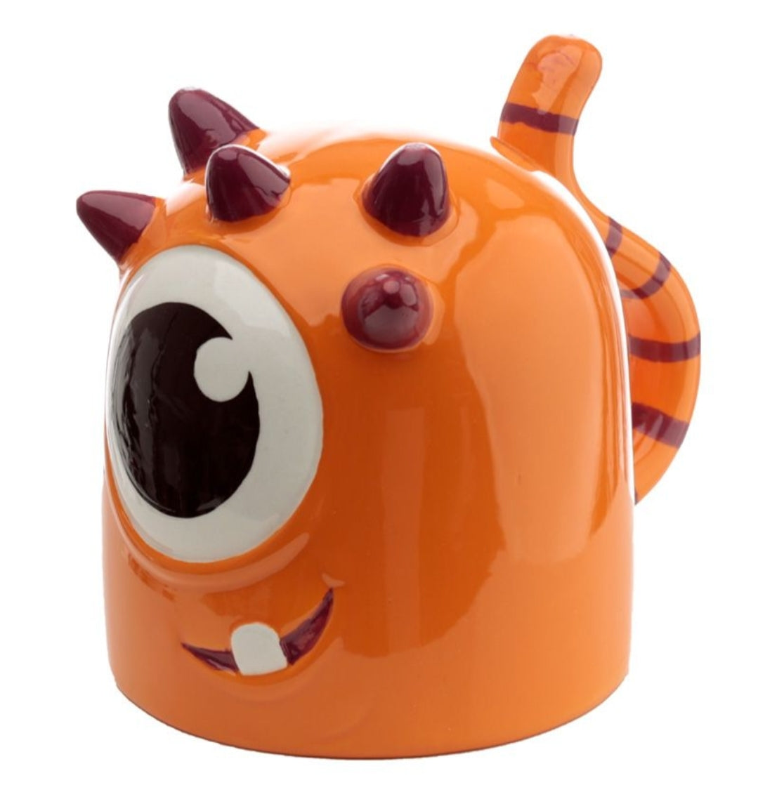 Caneca Reversível Monstro Laranja