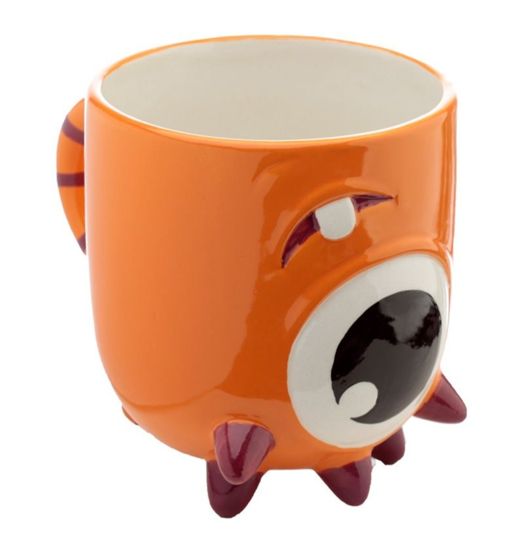 Caneca Reversível Monstro Laranja