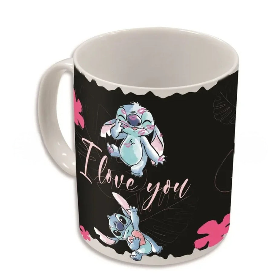 Caneca Stitch Troca Cor Com o Quente e Frio