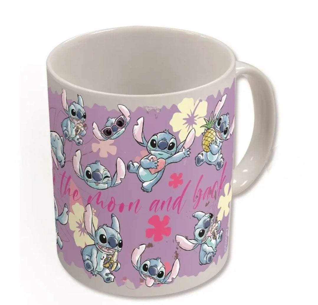 Caneca Stitch Troca Cor Com o Quente e Frio