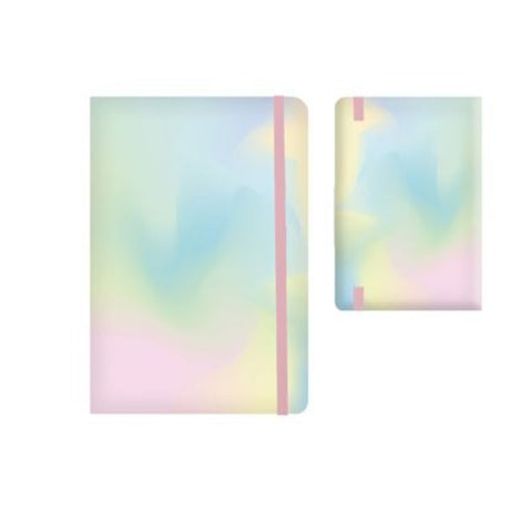 Caderno A5 com elástico Rainbow