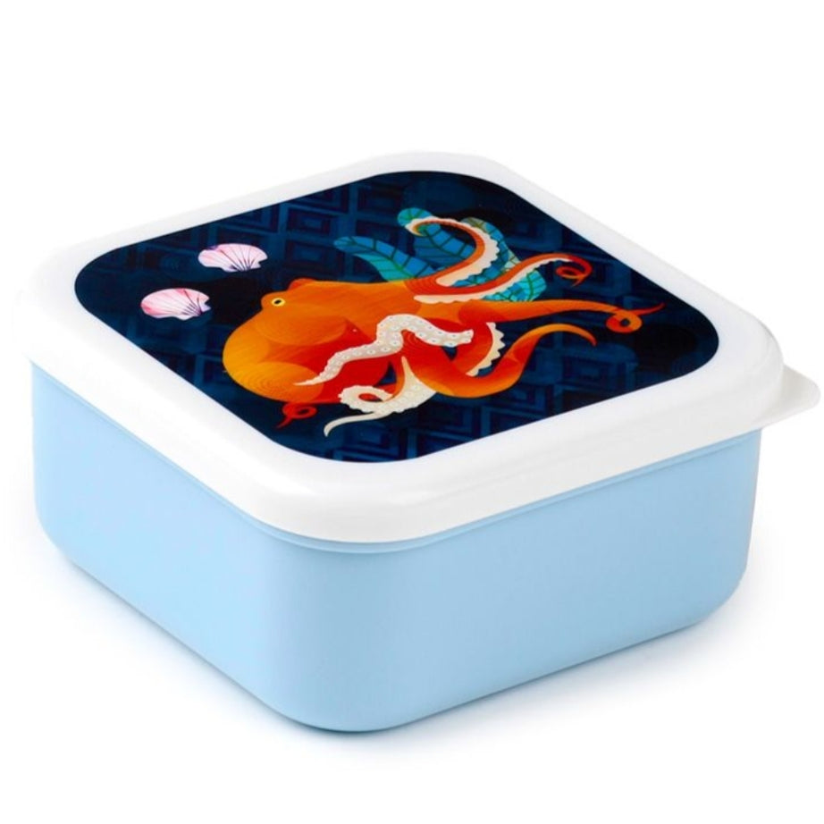 Conjunto 3 caixas de Lanche Reino Marinho