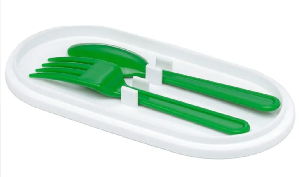 Caixa de Lanche com Divisórias e Talheres Minecraft