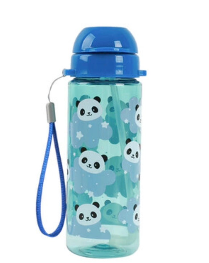 Garrafa com Palhinha Pandas 400ml