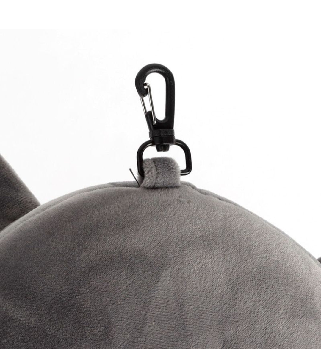 Almofada de Viagem e Máscara para Dormir - Bulldog Francês