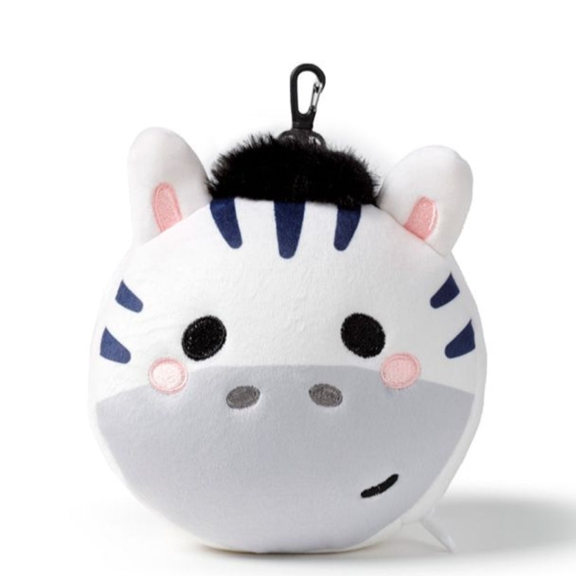 Almofada de Viagem e Máscara para Dormir - Zebra