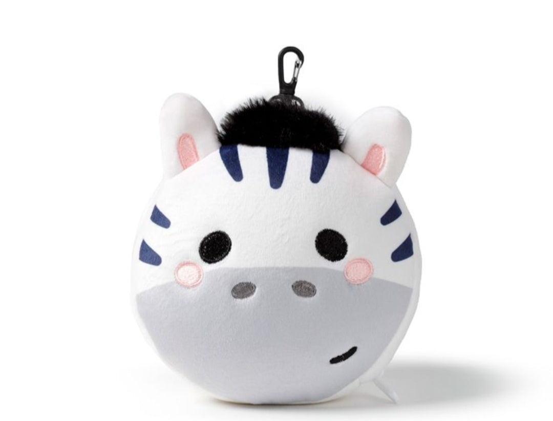Almofada de Viagem e Máscara para Dormir - Zebra