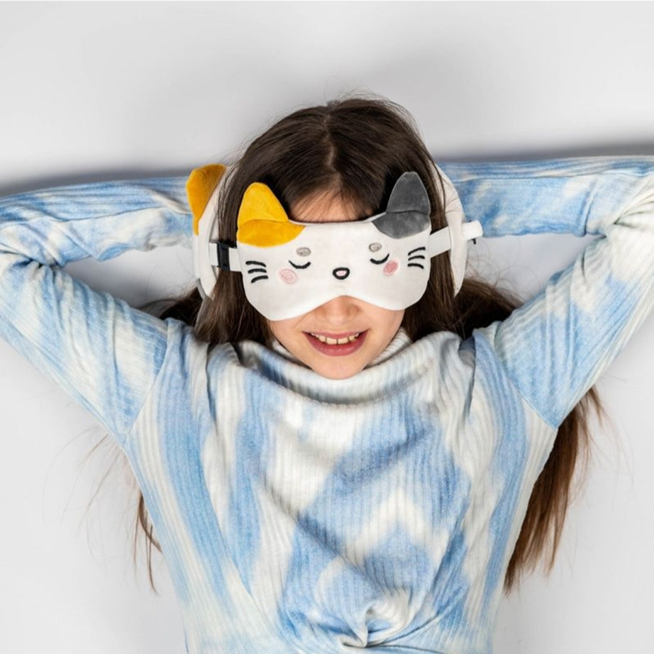 Almofada de Viagem e Máscara para Dormir - Lola a Gata